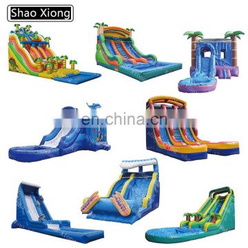 Commercial Playground Giants Children Kids Water Pool Dinosaur Slip and Slide Waterslides Inflatable Adult