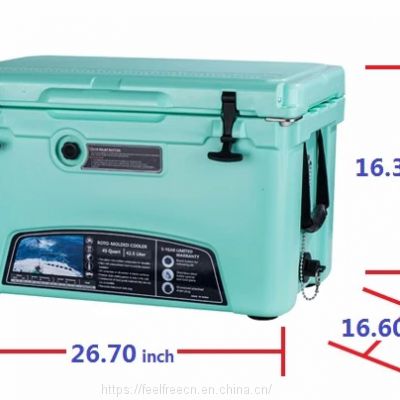 food grad outdoor camping rotomolded plastic cooler box ice chest