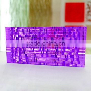 shining acrylic resin shower panel