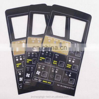 pc300-5 excavator PC220-5 monitor surface keypad sticker in English