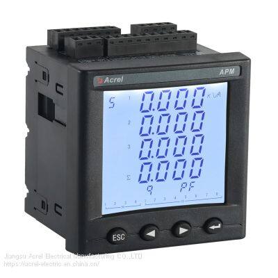 User-friendly 96*96mm Multifunction Power Analyser APM801/MLOG Network power meter  Multi Tariff Three Phase Energy Meter with SD card