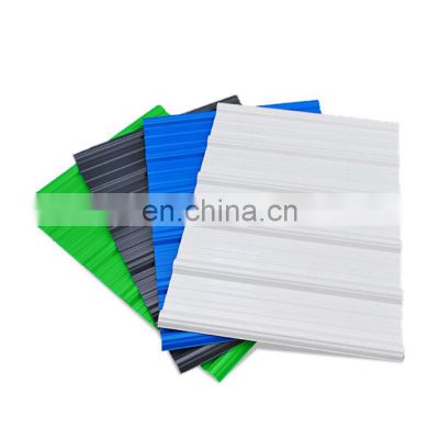 Colorful PVC trapezoidal wave corrugated UPVC roofing sheet for warehouse Spanish tiles Anti-Corrosion PVC Corrugated Colonial