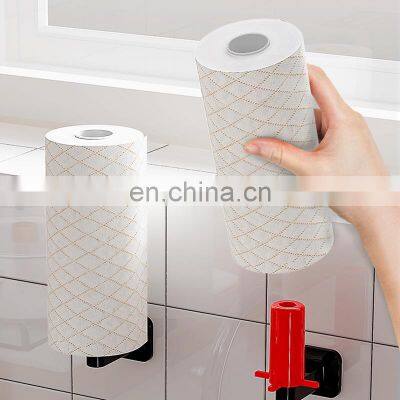 Wholesale Sustainable Tissue White Decor Mount Kitchen Bathroom Roll Paper Towel Holder Rack