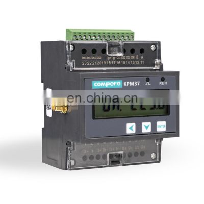 NB-IoT Wireless Three Phase RS485 /Lora/Wifi DIN Rail Kwh Smart Energy Analog Meter CT electrical network analyzer