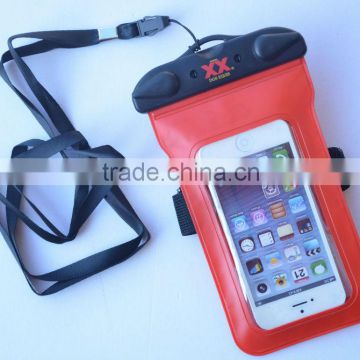 Waterproof Mobile Phone Pouch With Arm Belt For Diving And Swimming