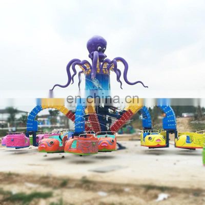 Big octopus kids and adult carnival game rides fun fairground amusement octopus ride for sale