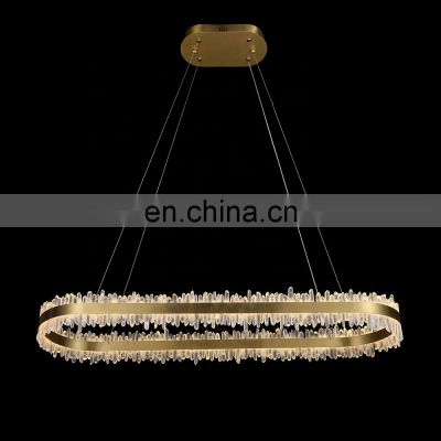 China Supplier Luxury Style Chandelier High Quality K9 Clear Crystal Living Room Home Chandelier