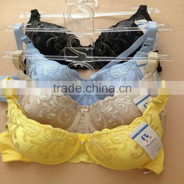 0.57USD Hot Newest Style Fashional Ladies Lace Cheap Bra Designs/Thin Sponge 32-36 A Cup (kczd138)