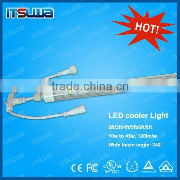 t8 led tube light new/led cooler refigerator freezer tube 1.5m 150cm 1500mm 32w V shape