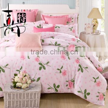 Beautiful home 100% cotton flowers print bedding sets