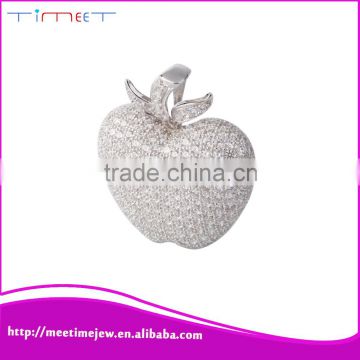OEM Apple shape 6.0 g fancy pendant designs for girls