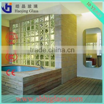 Supply clear and colored glass bricks, decorative glass,glass block walls in bathroom                        
                                                Quality Choice