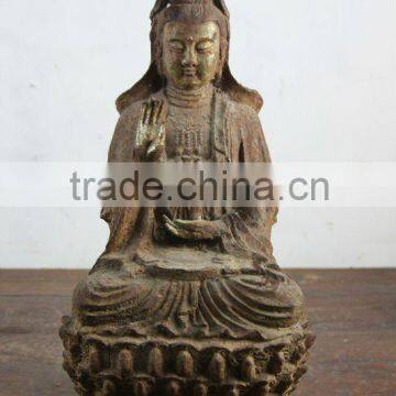 Chinese Hand Carved Wood Kuan-yin