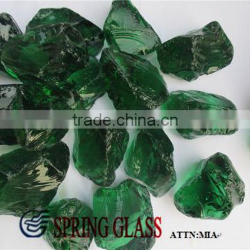Color Glass Rock (Deep Green)