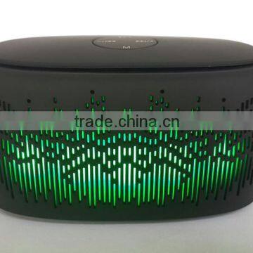 Whosale factory price led light bluetooth speaker