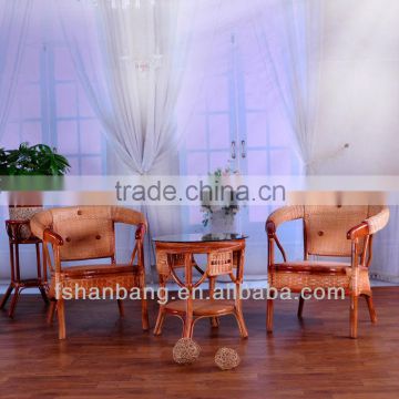 CS2015 Cane Leisure Chair And Table Set