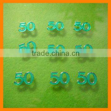 Fashion Number Rhinestone Design For Party Decoration