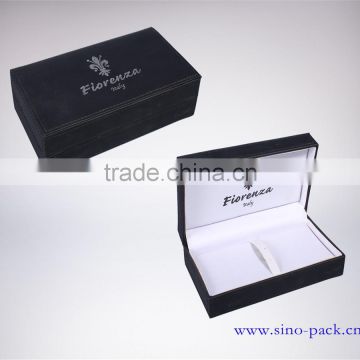 antique leather luxury black pen storage gift box