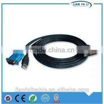 lianfali sell competitive price VGA +USB female to DVI cable parallel to vga cable