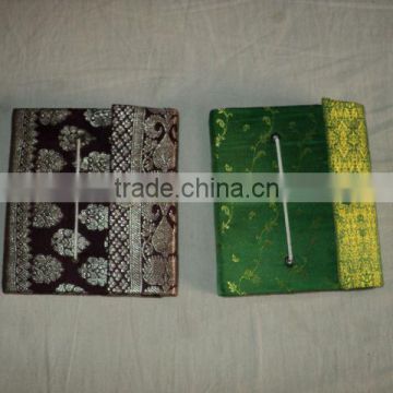 saree covered handmade notebooks