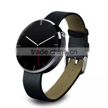 Premium stainless steel and TPU material touch screen smart wearable watch product with heart rate mornitor and pedometer