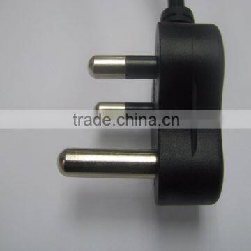 South Africa standard 6A 250V straight type plug