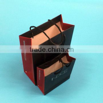 custom different size paper bag printing for sale