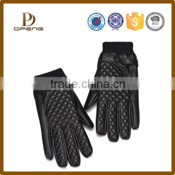 High quality sheepskin leather gloves safety and warm gloves for men