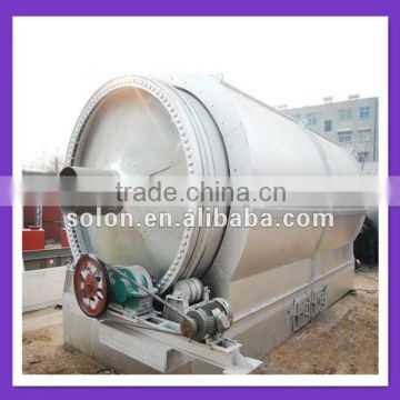 Automatic Environmental-friendly waste tire plastic oil refining machine with top quality