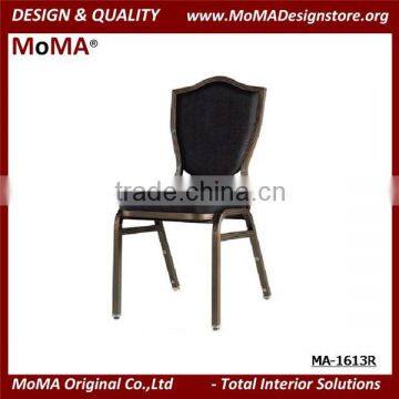 MA-1613R Wholesale Gold Aluminum banquet chair