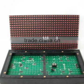 Brazil---Good price Outdoor waterproof p10 P12 P16 P20 red led display module p10 32x16 pix