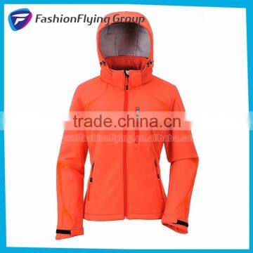 cheap High Visibility Orange Softshell Jacket