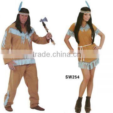 Factory hot sale indian costumes for adults