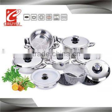 stainless steel new product cookware set kitchenware