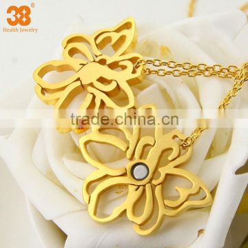 2016 Fashion gold color pendant chain necklace