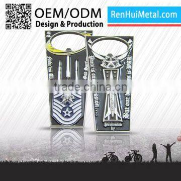 High quality 2D/3D design butterfly knife bottle opener