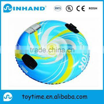 custom round towable pvc inflatable snow tube winter sports, water ski tube, promotional outdoor inflatable snow sled