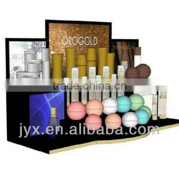 New Design Acrylic makeup display holder/ Acrylic Cosmetic display design