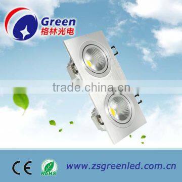 CE RoHS OEM led tube light Reflect Aluminum led Grille light for ceiling