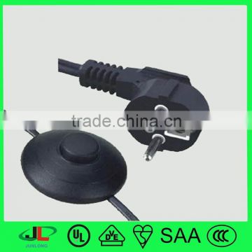New production , extension power cord with safety foot control/pedal switch and plug in 2015 innovative product