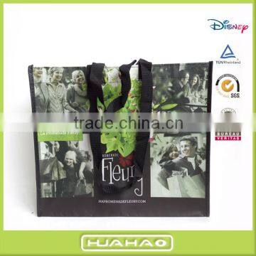 promotiona non woven laminated shopping tote bag