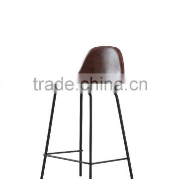 best quality PU and iron leg bar chair , new design bar chair DC9013-2