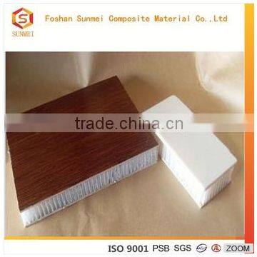 Sunmei Fireproof Wooden House Materials Aluminum Honeycomb Panels Price