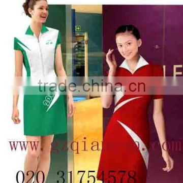 Hot selled sales woman Promotional uniform (OEM)