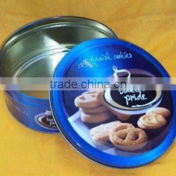 High Quality COLOR ROUND COOKIES Tin CAN