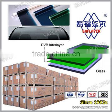 bullet proof windshield glass with PVB film