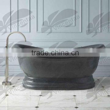 Home Decoration Stone Carving Brown Marble Modern Artistic Bathtub
