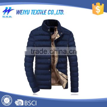 2016 Newest promotional stand collar winter men jacket