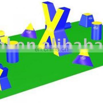 Customized Inflatable "X" paintball arena