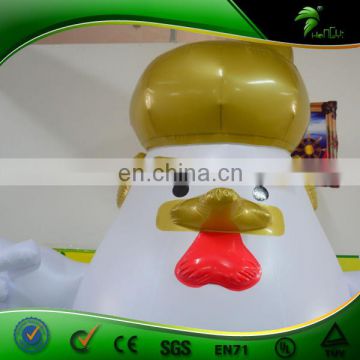 Inflatable Trump Chicken/High Quality Inflatable Cartoon Toys From Hongyi